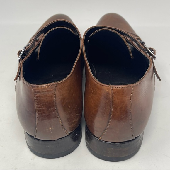 To Boot New York Adam Derrick Shoes Mens 11.5 Brown Leather Double Monk Strap main image 6